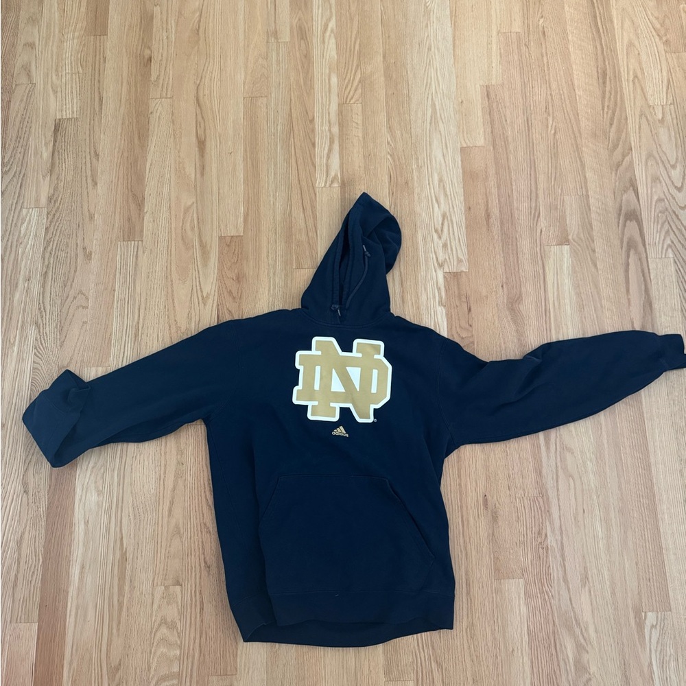 Adidas Dark Blue Notre Dame Hoodie